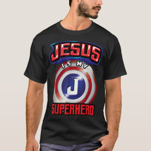 Camiseta Jesus é meu super-herói, poderoso presente cristão
