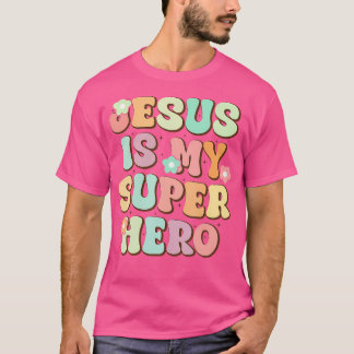 Camiseta Jesus é meu super-herói religioso cristão