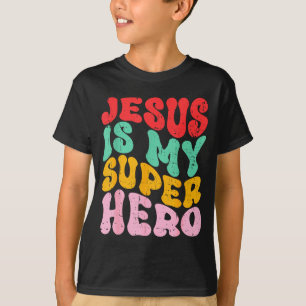 Camiseta Jesus É Meu Super-Herói - Religioso Cristão 