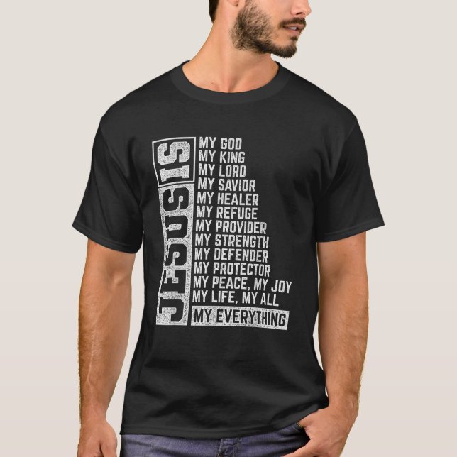 Camiseta Jesus É Meu Tudo Jesus (Frente)