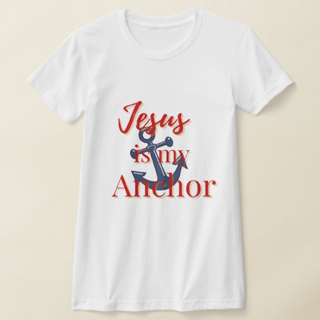 Camiseta Jesus É Minha Âncora (Postura )