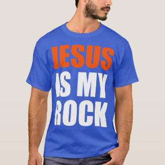 Camiseta Jesus é minha fé cristã de rock