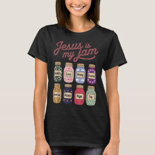 Camiseta Jesus é minha fé fé esperança amor reze alegria de