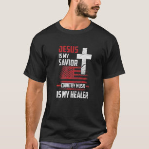 Camiseta Jesus E Música country