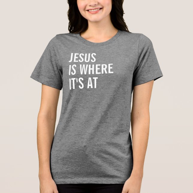 Camiseta Jesus é o Centro (Frente)