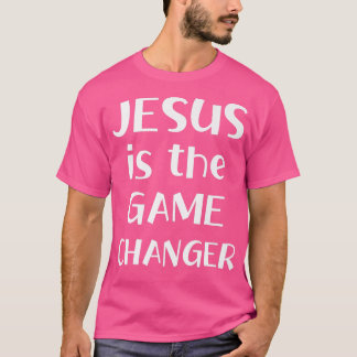 CAMISETA JESUS É O DESIGN CRISTÃO DO GRÁFICO DE MUDANÇA DE 