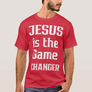 CAMISETA JESUS É O DESIGN CRISTÃO DO GRÁFICO DE MUDANÇA DE