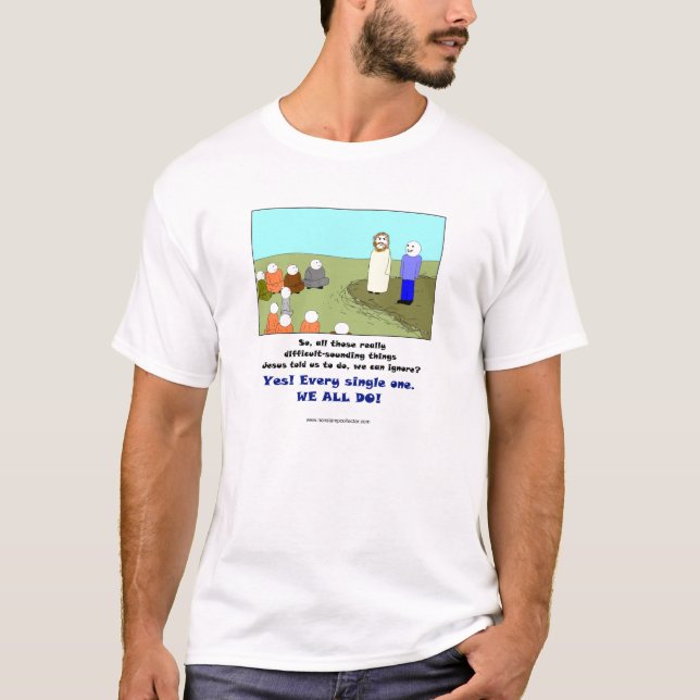Camiseta Jesus e o intérprete 1 (Frente)