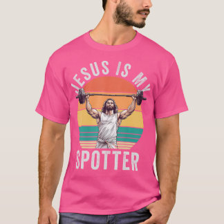 Camiseta Jesus é o meu caçador de pesos cristãos.