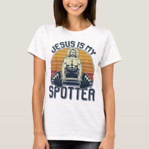 Camiseta Jesus é o meu caçador de pesos cristãos.
