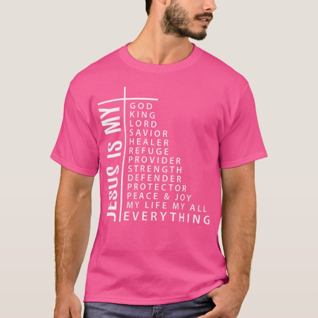 Camiseta Jesus é o meu filho da fé cristã (Frente)