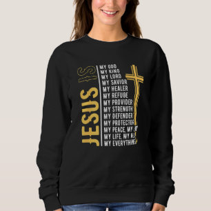 Camiseta Jesus é o meu Roupa de fé para o Christia