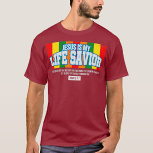 Camiseta Jesus é o meu salva-vidas John 317 Christian Fait