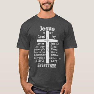 Camiseta Jesus é o meu Tudo Citado Cristão