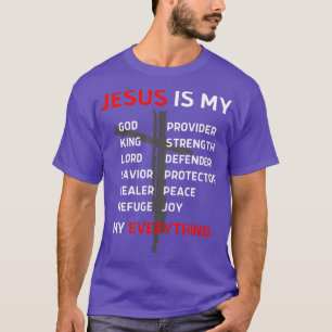 Camiseta Jesus é o meu tudo Deus Senhor Salvador Cristão