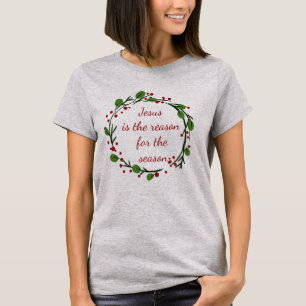 Camiseta "Jesus é o motivo da temporada" Holly Design