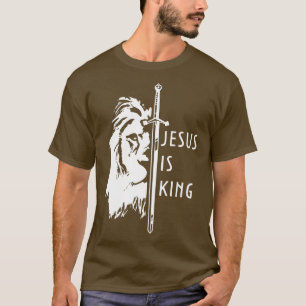 Camiseta Jesus é o rei Deus fé Culto cristão