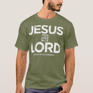 Camiseta Jesus é o Senhor Cristão