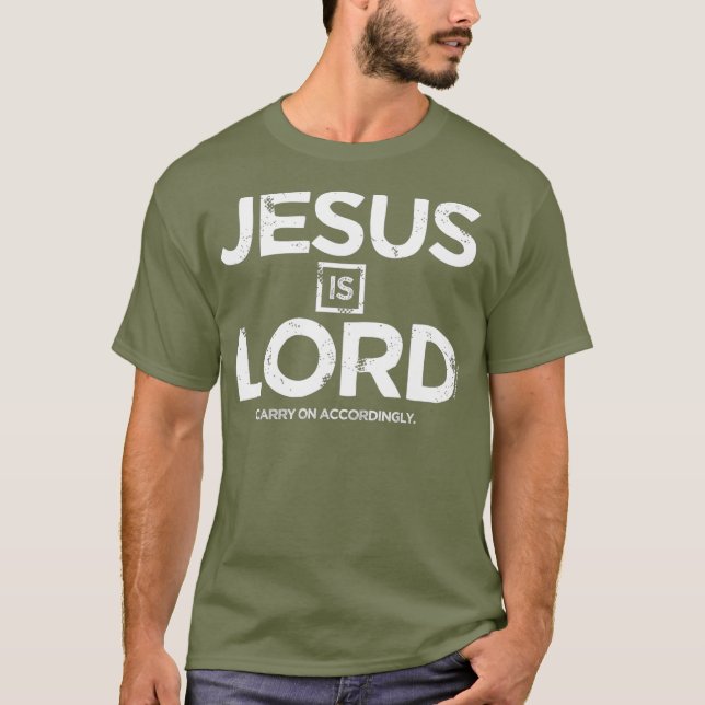 Camiseta Jesus é o Senhor Cristão (Frente)
