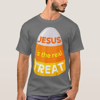 Camiseta Jesus é o verdadeiro trato do Christian Candy Corn