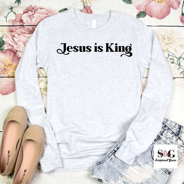 Camiseta Jesus é rei (Criador carregado)