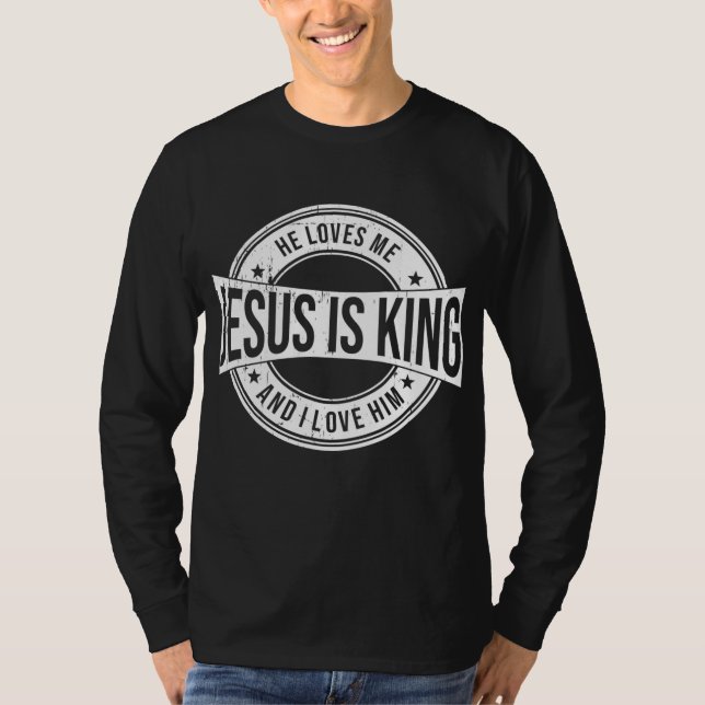 Camiseta Jesus é rei (Frente)