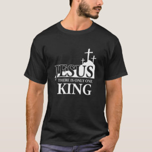 Camiseta Jesus É Rei Bíblia Cristã Fé Religiosa Páscoa