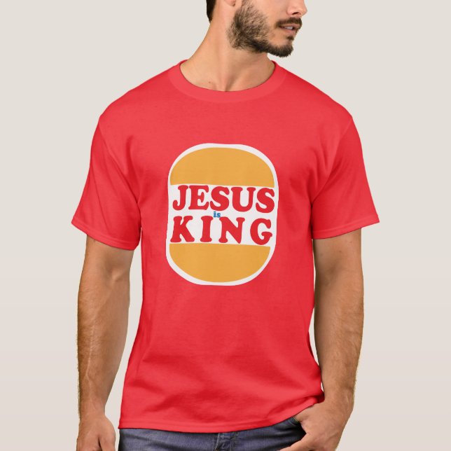 Camiseta Jesus é Rei - Cristão (Frente)