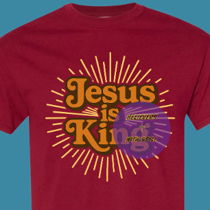 Camiseta Jesus é rei - cristão