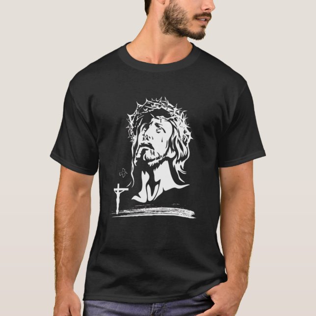 Camiseta Jesus é rei cristão (Frente)