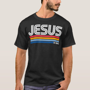 Camiseta Jesus É Rei Cruz Cristã Deus Fé Bíblia Religi