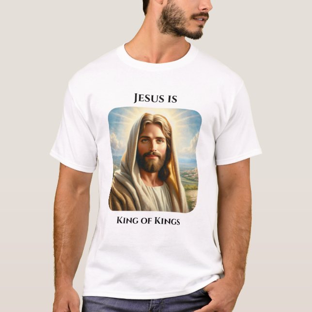 Camiseta Jesus é Rei dos Reis (Frente)