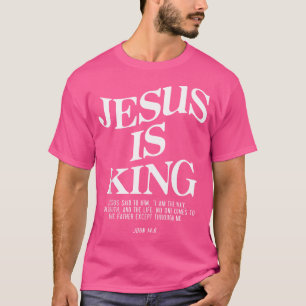 Camiseta Jesus é rei Jesus João 146, fantasia cristã