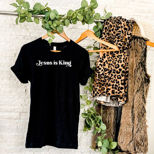 Camiseta Jesus é Rei Unisex