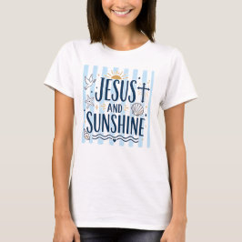 Camiseta Jesus e Sol