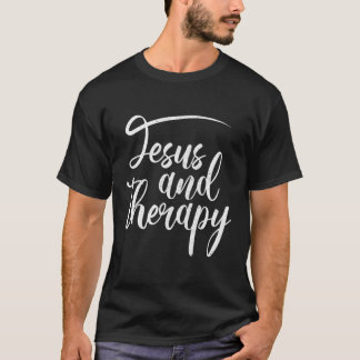 Camiseta Jesus e Terapia Humor Cristão Religioso