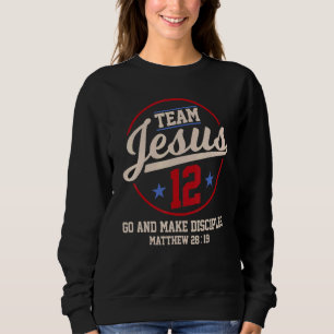 Camiseta Jesus e Time de Beisebol Jesus Cristão Mateus 28