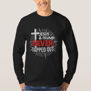 Camiseta Jesus e Trump nunca foram presos