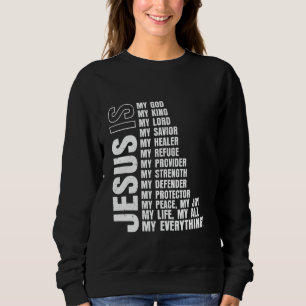 Camiseta Jesus é Tudo em Minha Vida Meu Deus Meu Senhor Meu