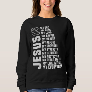 Camiseta Jesus é Tudo em Minha Vida Meu Deus Senhor Salvado