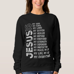 Camiseta Jesus é tudo meu Deus Deus Salvador 1