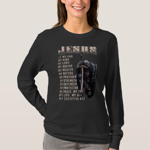 Camiseta Jesus é tudo meu Deus, meu Senhor Salvador W