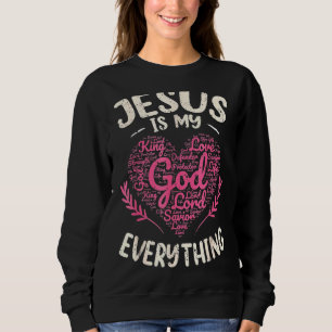 Camiseta Jesus é tudo minha fé cristã Deus Jesus H