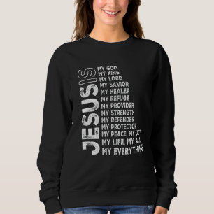 Camiseta Jesus é tudo o meu Deus salvador