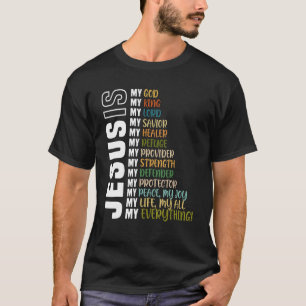 Camiseta Jesus é tudo o meu Deus salvador