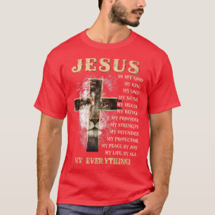 Camiseta Jesus é tudo o meu Deus salvador C