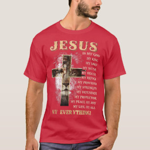 Camiseta Jesus é tudo o meu Deus salvador C