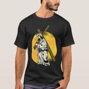 Camiseta Jesus e Uma Religião Cruzada Sexta-feira Santa Bic