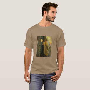 Camiseta Jesus em seu vintage da porta