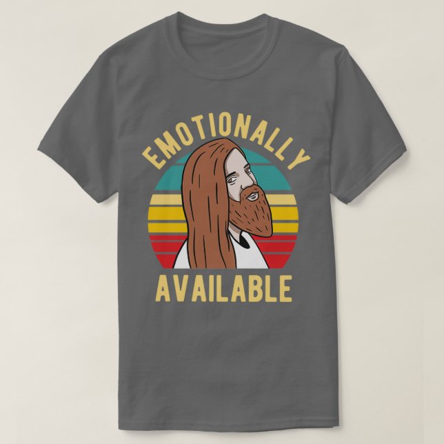 Camiseta Jesus Emotionally Available 2 (Frente do Design)